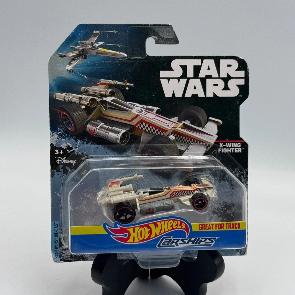 Hot Wheels Star Wars Carships X-Wing Fighter Die-Cast Car White‎ DPV26 New